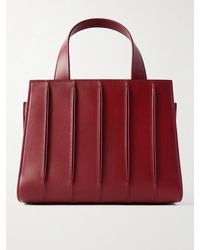 Max Mara - Whitney Bag 5 Medium Pleated Leather Tote - Lyst