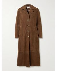 RIXO London - Astraea Mantel Aus Veloursleder - Lyst
