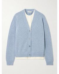 JW Anderson - Mehrlagiger Cardigan Aus Einer Woll-Kaschmirmischung - Lyst