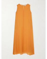 Leset - Niko Ramie-Gauze Maxi Dress - Lyst