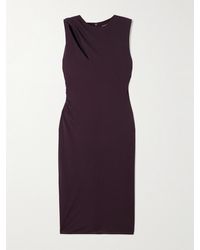 Tom Ford - Kleid Aus Jersey Mit Raffungen Und Cut-Out - Lyst
