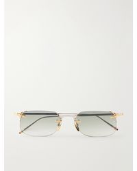 Jacques Marie Mage - Fonda Rimless Square-Frame Titanium Sunglasses - Lyst