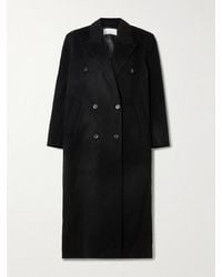 Frankie Shop - Gaia Doppelreihiger Oversized-Mantel Aus Einer Wollmischung - Lyst
