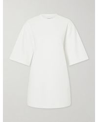 Wardrobe NYC - Cut-Out Cotton-Blend Jersey Mini Dress - Lyst