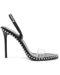 Alexander Wang Women's Nova Slingback High - Heel Sandals - Black