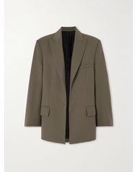 Victoria Beckham - Oversized Twill Blazer - Lyst