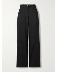 Veronica de Piante - Avery Hose Mit Weitem Bein Aus Grain De Poudre Aus Wolle - Lyst