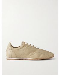 TOTEME - Flex Leather Sneakers - Lyst
