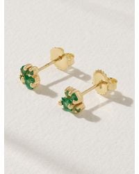 Suzanne Kalan - 18-Karat Emerald Earrings - Lyst