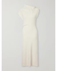 Proenza Schouler - Lothea Asymmetric Wool-Blend Midi Dress - Lyst