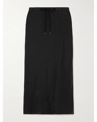 James Perse - Surfside Asymmetric Linen Skirt - Lyst