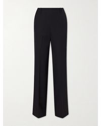 KHAITE - Grenare Virgin Wool Straight-Leg Pants - Lyst