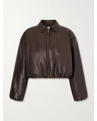 Magda Butrym - Textured-Leather Jacket - Lyst