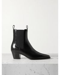 TOTEME - Net Sustain The City Leather Ankle Boots - Lyst