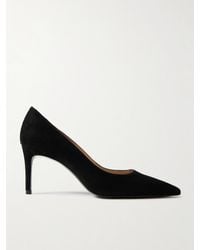 Stuart Weitzman - Stuart Power Pumps Aus Veloursleder - Lyst