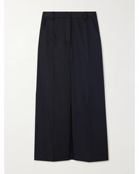 Stella McCartney - Net Sustain Pleated Recycled-Twill Maxi Skirt - Lyst