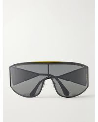 Loewe - Speed Shield Mask Metal Sunglasses - Lyst