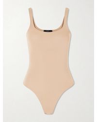 The Park - Lisa Stretch-Tencel Lyocell Thong Bodysuit - Lyst