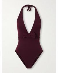 Eres - Couture Bow-Detailed Halterneck Swimsuit - Lyst
