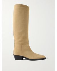 Proenza Schouler - Bronco Kniehohe Stiefel Aus Veloursleder - Lyst