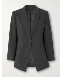 Theory - Etiennette Wool-Blend Blazer - Lyst