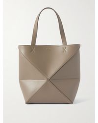Loewe - Puzzle Fold Convertible Mini Leather Tote - Lyst