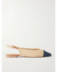 Gabriela Hearst - Strength Crocheted-Raffia Ballet Flats - Lyst