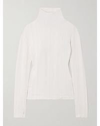 CORDOVA - Sol Oberteil Aus Geripptem Stretch-Jersey Mit Stehkragen - Lyst