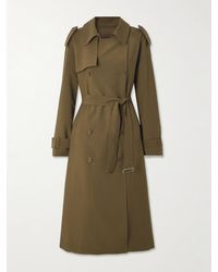 Frankie Shop - Veyron Doppelreihiger Trenchcoat Aus Shell Mit Gürtel - Lyst