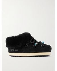 Moon Boot - Evx Beaded Shearling Mules - Lyst