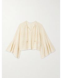 Zimmermann - Coco Pointelle-Knit Top - Lyst
