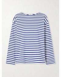 Matteau - Breton Striped Cotton-Jersey T-Shirt - Lyst