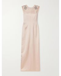 Erdem - Embroidered Satin Gown - Lyst