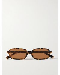 Miu Miu - Rectangular-Frame Acetate Sunglasses - Lyst