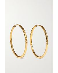 Octavia Elizabeth + Net Sustain Jumbo Gabby 18-karat Recycled Gold Hoop Earrings - Metallic