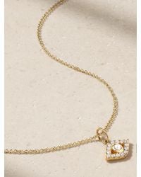 Sydney Evan - 14-Karat, Pearl And Diamond Necklace - Lyst
