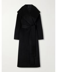 TOTEME - Belted Hooded Wool Coat - Lyst