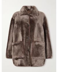 Arma - Nicola Reversible Shearling And Leather Jacket - Lyst