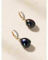 Lucy Delius - Nyx 14-Karat, Diamond And Pearl Earrings - Lyst