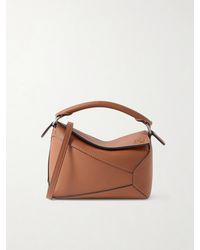 Loewe - Puzzle Edge Mini Textured-Leather Shoulder Bag - Lyst