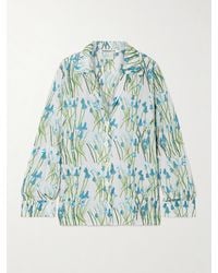 BERNADETTE - Chemise De Pyjama En Soie À Broderies Et À Ornements Louis - Lyst