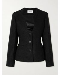 Ferragamo - Jacke Aus Bouclé - Lyst