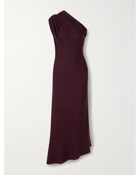 KHAITE - Coast One-Shoulder Wool-Blend Maxi Dress - Lyst