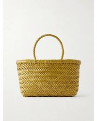 Dragon Diffusion - Gora Mini Woven Leather Tote - Lyst