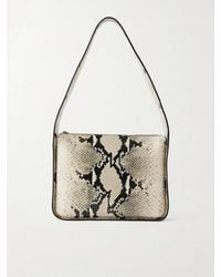 KHAITE - Lori Snake-Effect Leather Shoulder Bag - Lyst