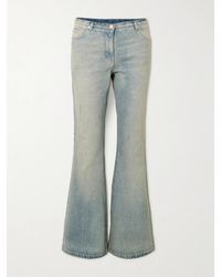 Courreges - Mid-Rise Bootcut Jeans - Lyst