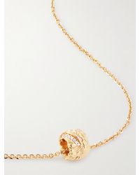 Bottega Veneta - Vergoldete Kette Mit Kristallen - Lyst
