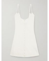 Donde Esteban - Guayabera Knitted Mini Dress - Lyst