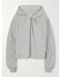 Dries Van Noten - Knotted Cotton-Jersey Hoodie - Lyst