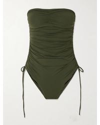 Melissa Odabash - Sydney Strapless Ruched Swimsuit - Lyst